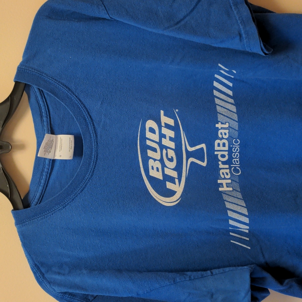 men's Bud Light heavy weight t shirt
